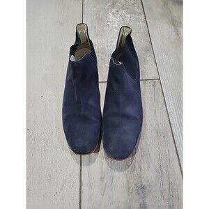 Tods Blue Suede Shoes Size Women's 40 Made In Italy Pre-owned No Box Good Cond